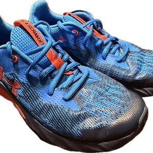 Under Armour men boys red blue sneakers